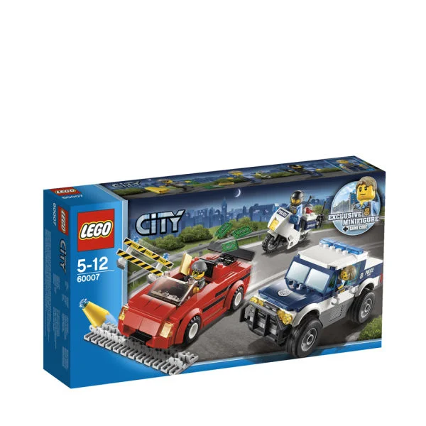 LEGO Stad: Achtervolging op Hoge Snelheid (60007) Afbeelding 1