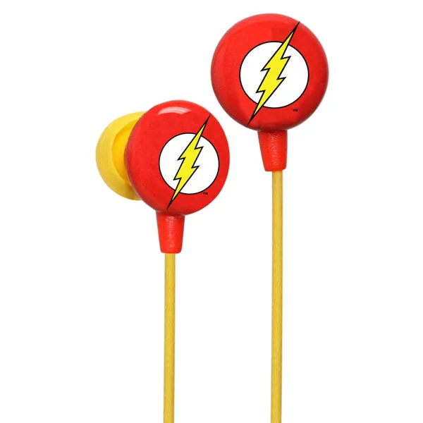 iHip DC Comics Flash Logo Printed Earphones Afbeelding 1