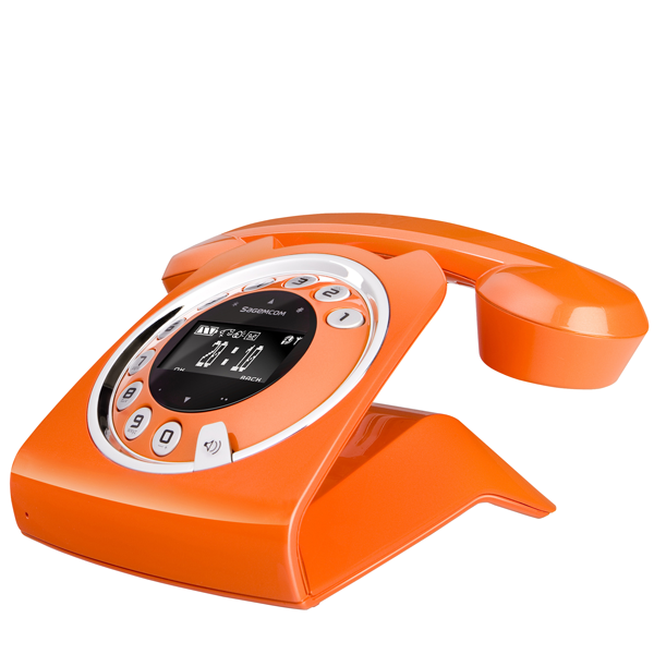 Sagemcom Sixty Digital Cordless Phone - Orange Afbeelding 1