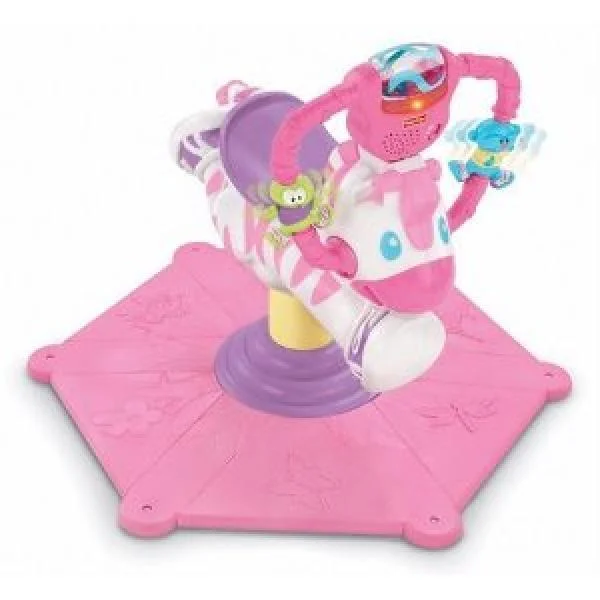 Pink Bounce and Spin Zebra Afbeelding 1