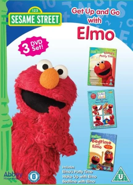 Get Up and Go with Elmo: Triple Pack (Elmo's Potty Time / Elmo's World / Bedtime with Elmo) Afbeelding 1
