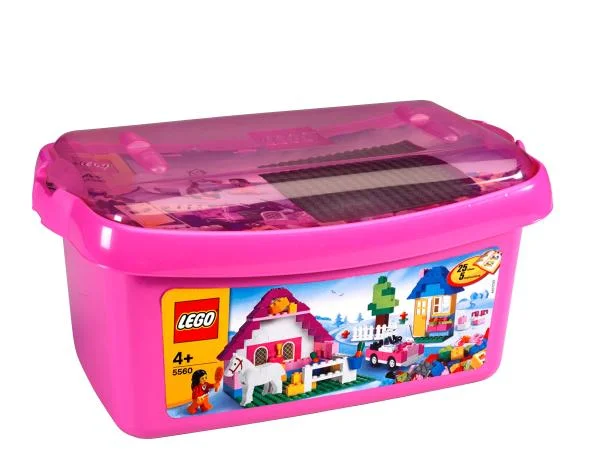 LEGO Bricks and More: Large Pink Brick Box (5560) Afbeelding 1