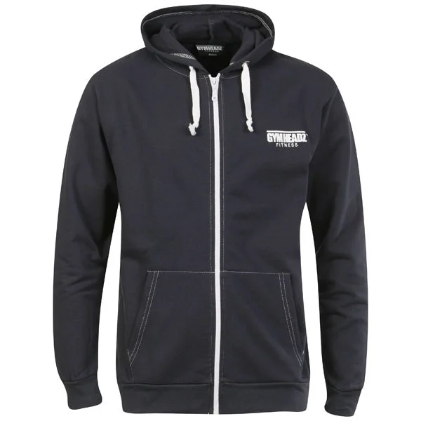 Gymheadz Men's Hooded Jacket - Grey - S - Grijs Afbeelding 1