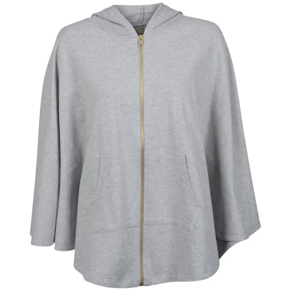 Brave Soul Women's Cape Jersey Cardigan - Grey Marl - S - GreyMarl Afbeelding 1