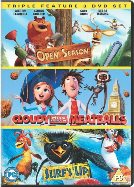 Cloudy With A Chance Of Meatballs / Open Seizoen / Surfs Up Afbeelding 1