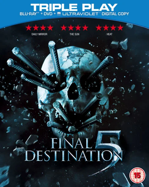 Final Destination 5 - Triple Play (Blu-Ray, DVD en Digital Copy) Afbeelding 1