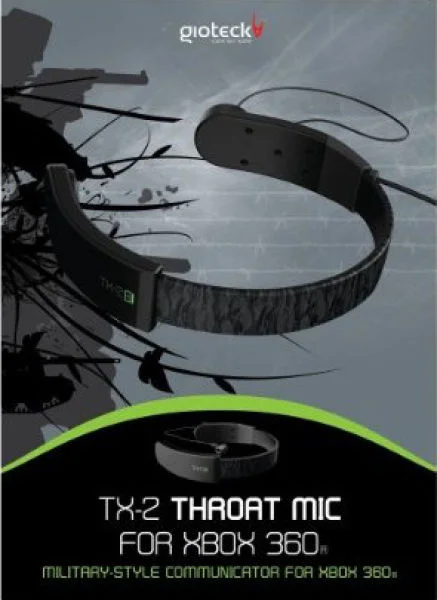 Gioteck TX2 Throat Mic (Xbox 360) Afbeelding 1