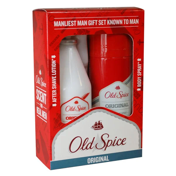 Old Spice Original Set (100ml Aftershave, 150ml Body Spray) Afbeelding 1