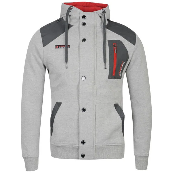 Kangol Men's Arrowsmith Zip Through Fleece Sweat - Grey - S - Grey M Afbeelding 1