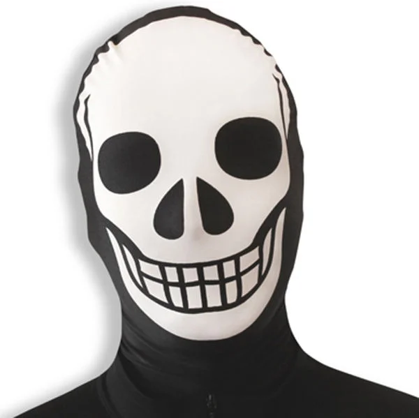 Morphsuits Mask - Skeleton Black Afbeelding 1