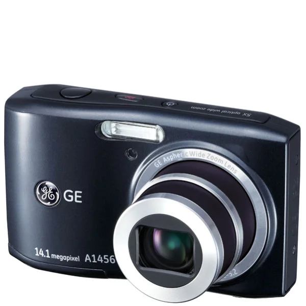 GE A1456W Digital Camera - Black (14MP, 5 x Optical Zoom, 2.7 Inch LCD) Afbeelding 1