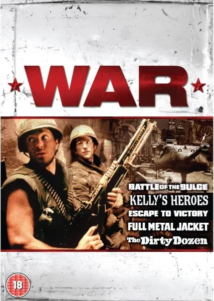 War Collection (Battle of the Buldge / Escape to Victory / Kelly's Heroes / The Dirty Dozen / Full Metal Jacket) Afbeelding 1