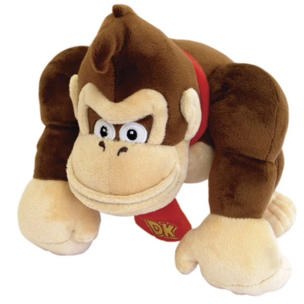 Super Mario Bros. Nintendo Plush - Donkey Kong (24cm) Afbeelding 1