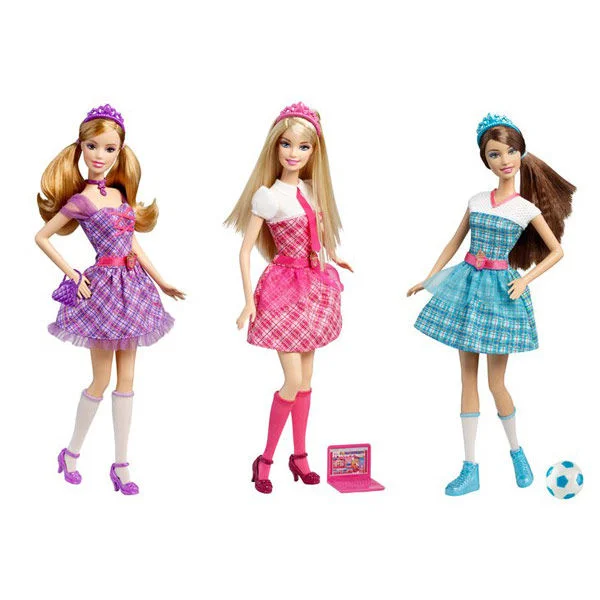 Barbie Princess Charm School Girl Dolls Afbeelding 1