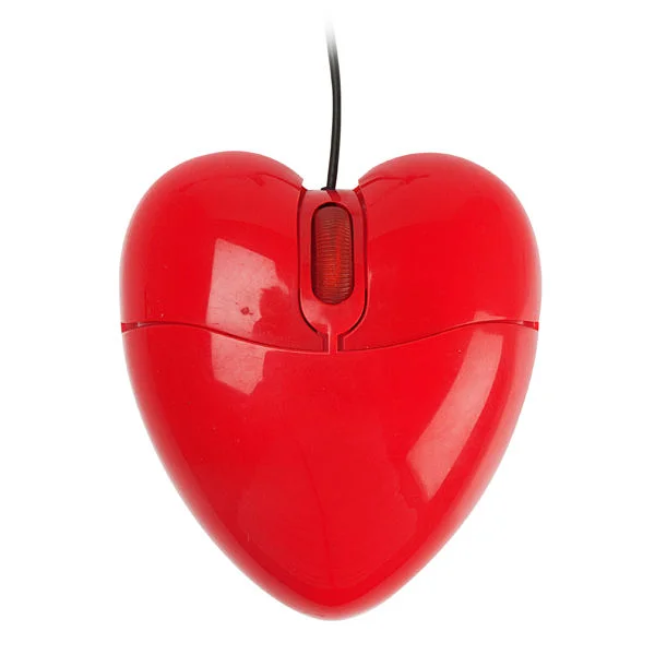 Red Heart Mouse Afbeelding 1