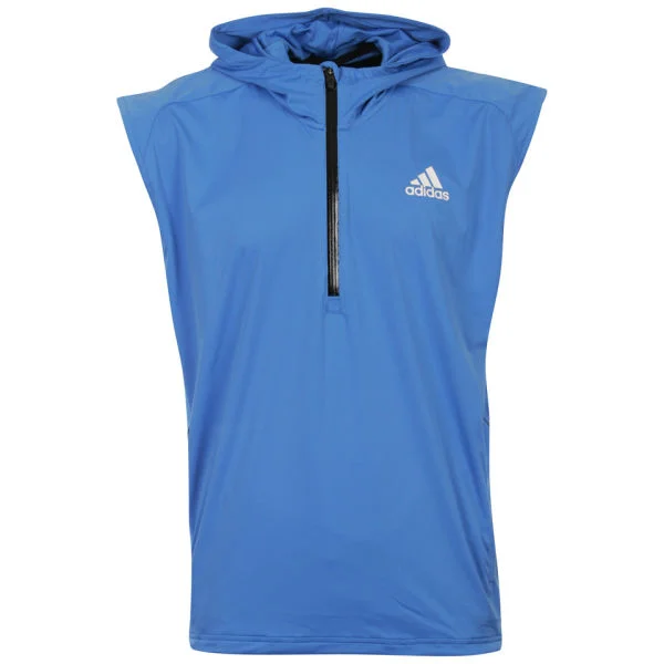 adidas Men's Barricade Sleeveless Training Jacket - Blue/Black - S - Blauw/Zwart Afbeelding 1
