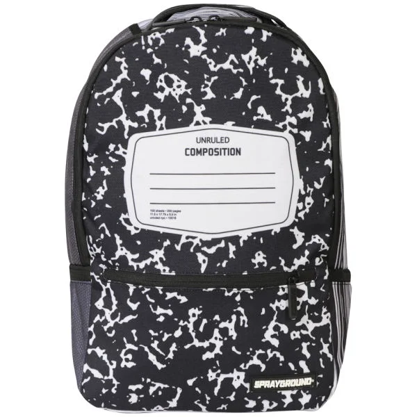 Sprayground Composition Deluxe Backpack - Black/White Afbeelding 1