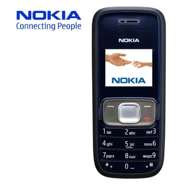 Nokia 1209 Sim Free Unlocked Mobile Phone - Blue Afbeelding 1