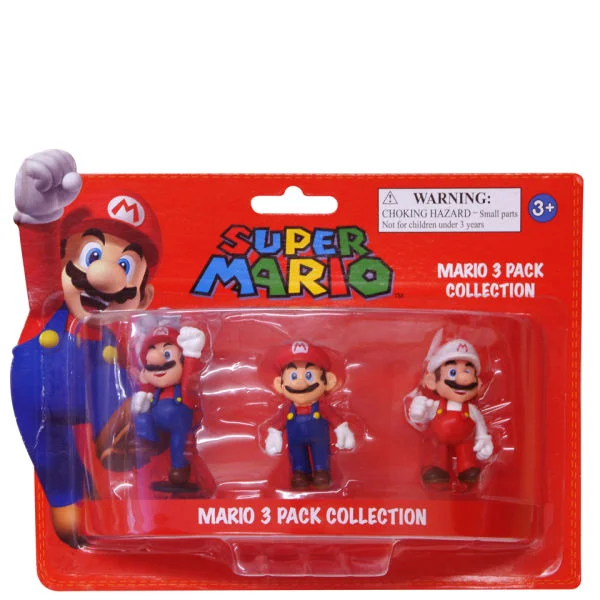 Super Mario Bros. Mini Figures Three Pack - 5cm Afbeelding 1