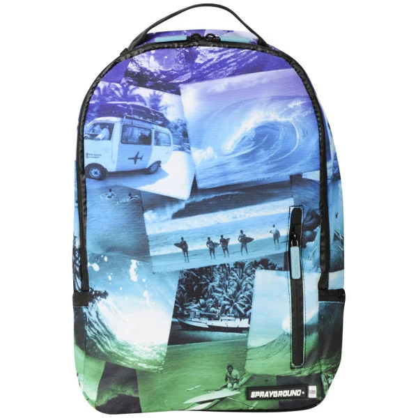 Sprayground Jack English Surf Deluxe Backpack - Blue/Green Afbeelding 1