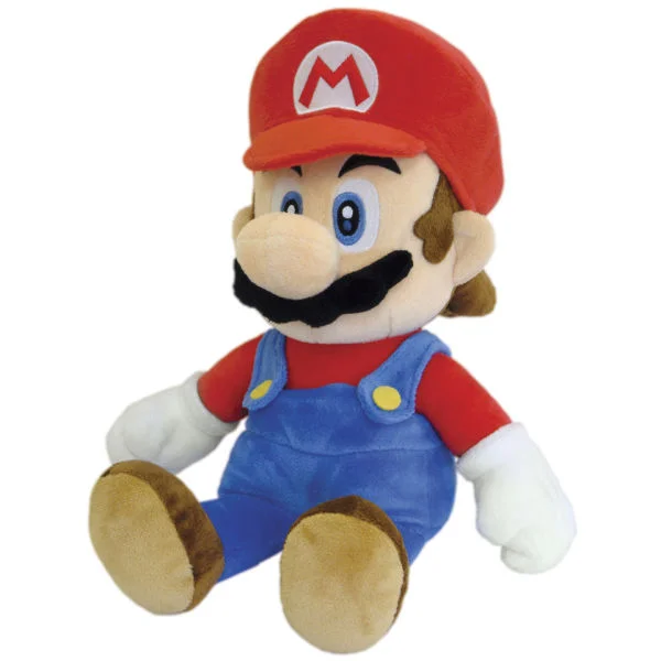 Super Mario Bros. Nintendo Plush - Mario (25cm) Afbeelding 1