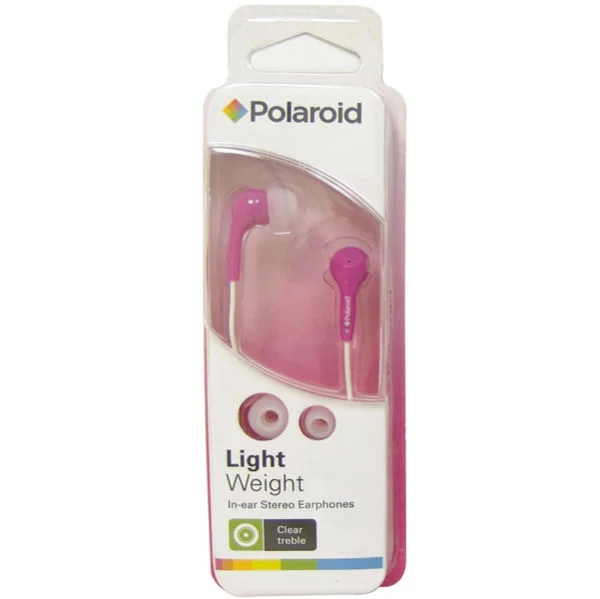 Polaroid Earphones - Pink (PEP14PNK) Afbeelding 1