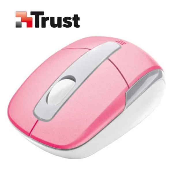 Trust Eqido Wireless Mini Mouse - Pink Afbeelding 1