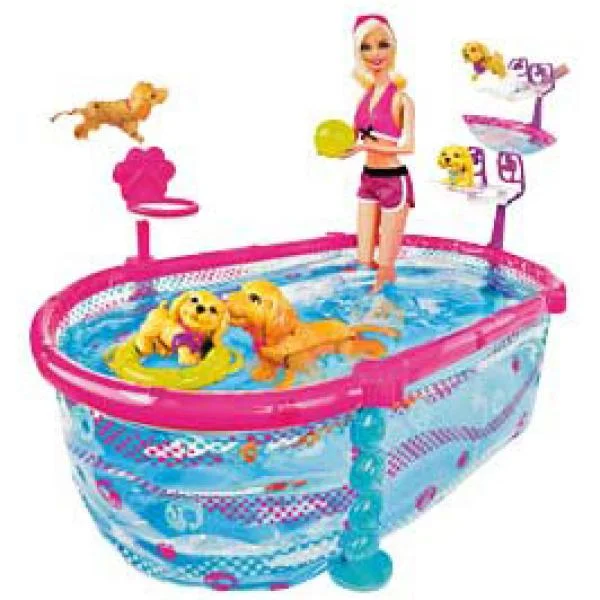 Barbie Puppy Swim School Afbeelding 1
