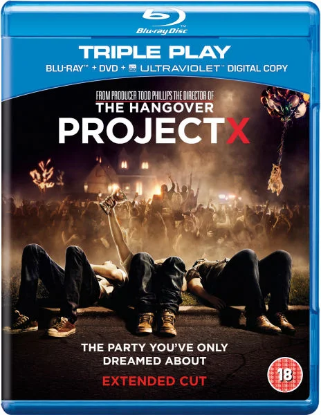 Project X - Triple Play (Blu-Ray, DVD en UltraViolet Copy) Afbeelding 1