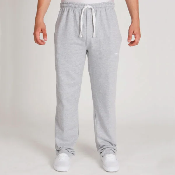 Slazenger Men's Jogging Bottoms - Grey Marl - S - GreyMarl Afbeelding 1