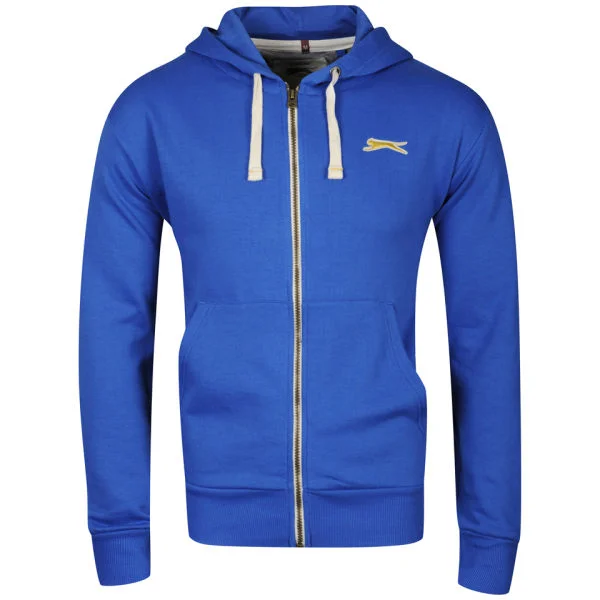 Slazenger Men's Full Zip Hoody - Blue - S - Blauw Afbeelding 1
