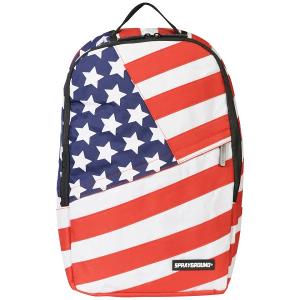 Sprayground USA Deluxe Backpack - Red/Blue/White Afbeelding 1