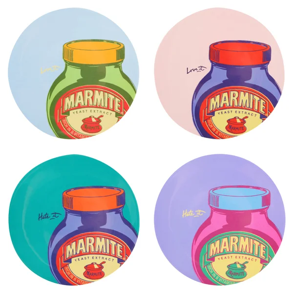 Marmite Melamine Plate Sets Afbeelding 1