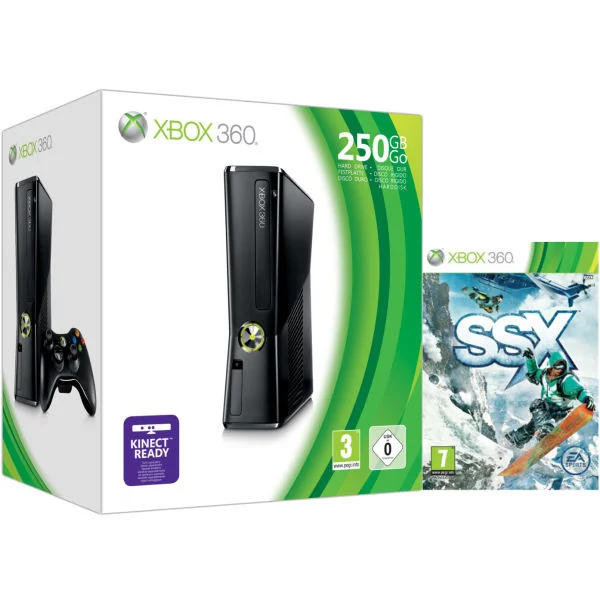 Xbox 360 250GB Console: Bundle (With SSX) Afbeelding 1