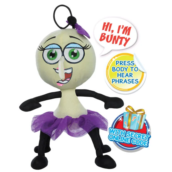 Bin Weevils 12 Inch Talking Bunty Plush Toy Afbeelding 1