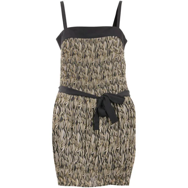 nümph Womens Elsa Pleated Dress - Mumbai Green - S - Groen Afbeelding 1