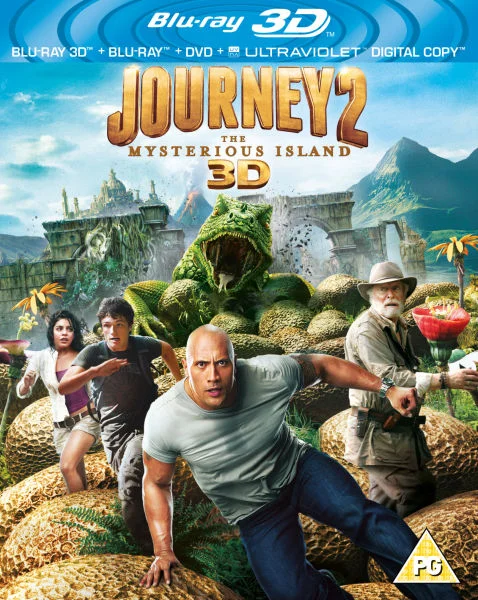 Journey 2: Mysterious Island - 3D (Blu-Ray 3D, Blu-Ray, DVD en UltraViolet Copy) Afbeelding 1