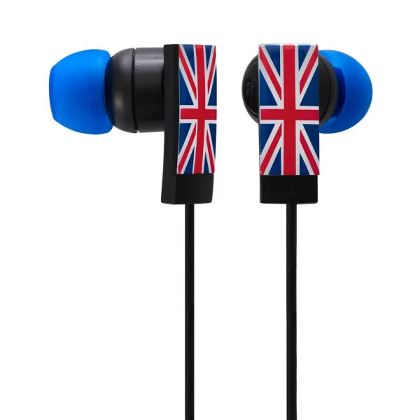 Groov-e Union Jack Designer In-Ear Earphones Afbeelding 1
