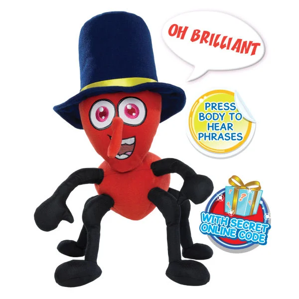 Bin Weevils 12 Inch Talking Clott Plush Afbeelding 1