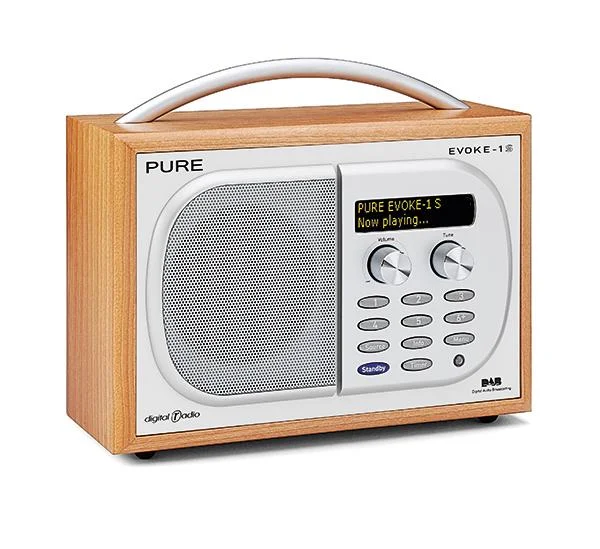 Pure Outlet EVOKE 1S Maple DAB Radio - Manufacturer Refurbished Afbeelding 1