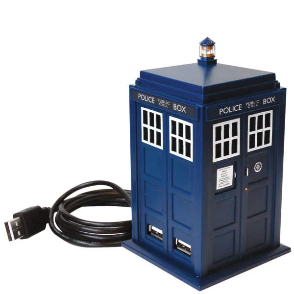 Dr Who: Tardis USB 4 Port Hub Afbeelding 1