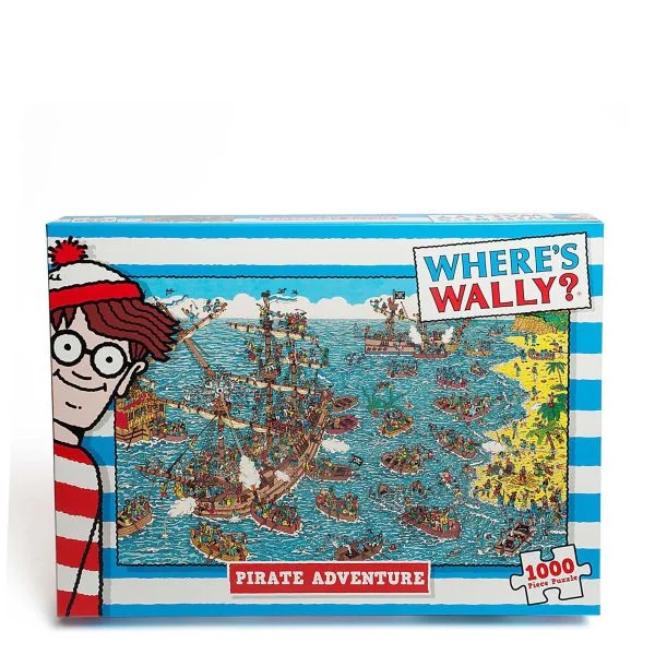 Where's Wally - Being a Pirate Jigsaw Puzzle (1000 Pieces) Afbeelding 1