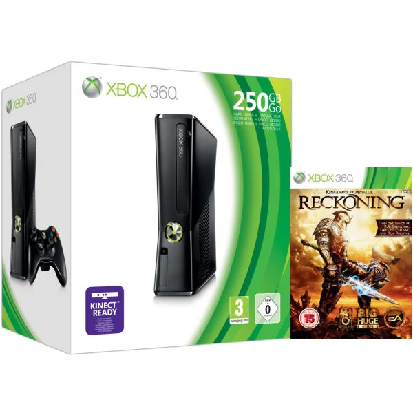 Xbox 360 250GB Console: Bundle (With Kingdoms Of Amalur: Reckoning) Afbeelding 1