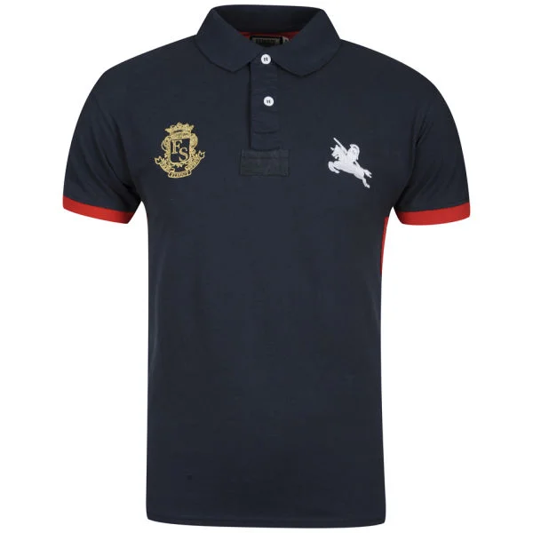 Soul Star Men's Ollie Polo Shirt - Blue - S - Blauw Afbeelding 1