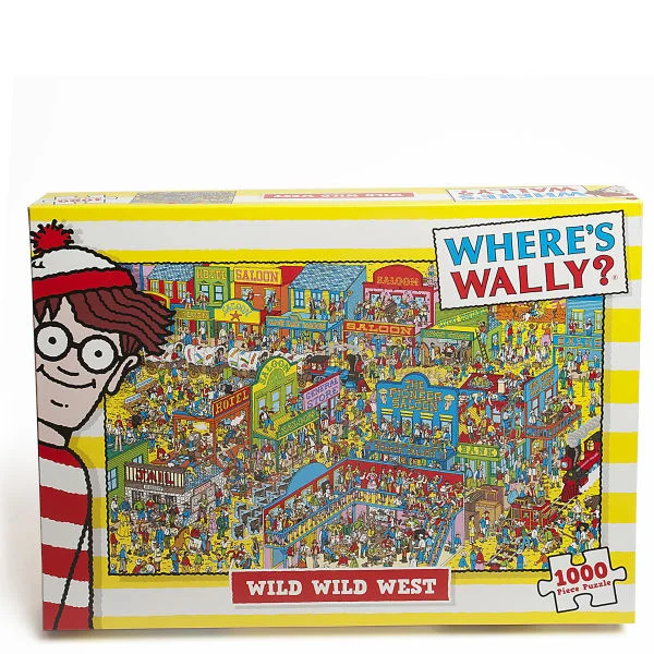 Wheres Wally - The Wild Wild West Jigsaw Puzzle (1000 Pieces) Afbeelding 1