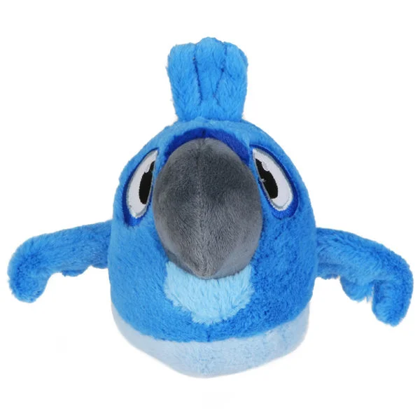 Angry Birds Rio 5 Inch Plush With Sound - Blue Boy Blu Afbeelding 1
