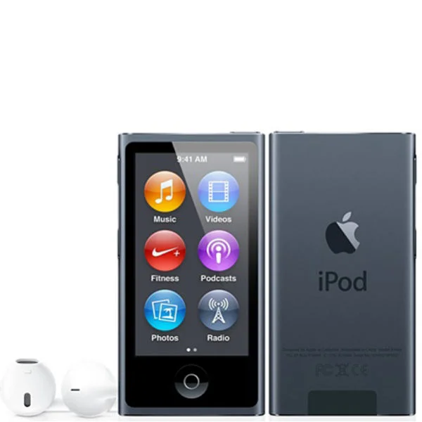 iPod nano 7th Gen 16GB - Slate Afbeelding 1