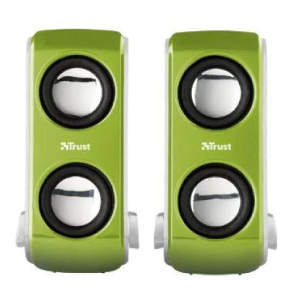 Trust Portable Notebook Speakers - Lime Green Afbeelding 1