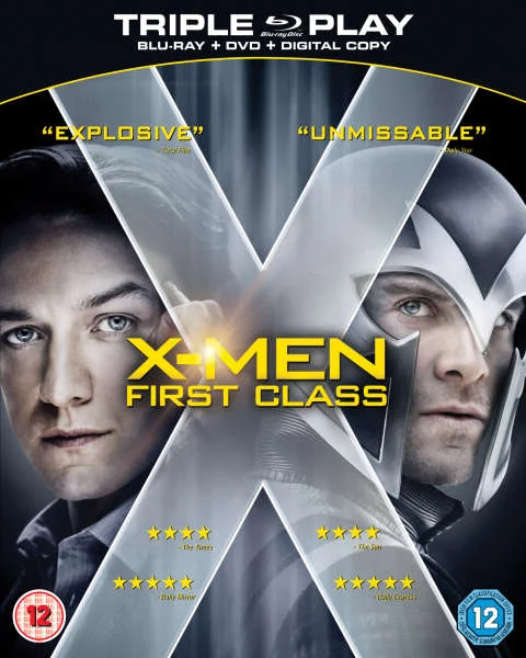 X-Men: First Class - Triple Play (Includes DVD, Blu-Ray and Digital Copy) Afbeelding 1