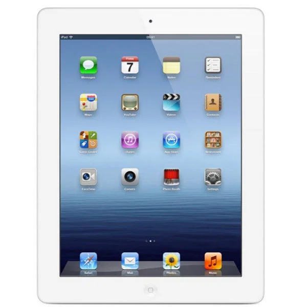 Apple New iPad 3rd Generation - 16GB Wi-Fi Tablet in White (MD328B/A) Afbeelding 1